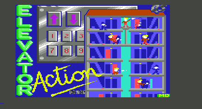 Elevator action Title Screen